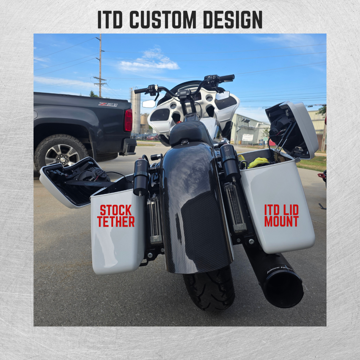 Billet Saddlebag Lid Mounts - 1 Week Lead Time